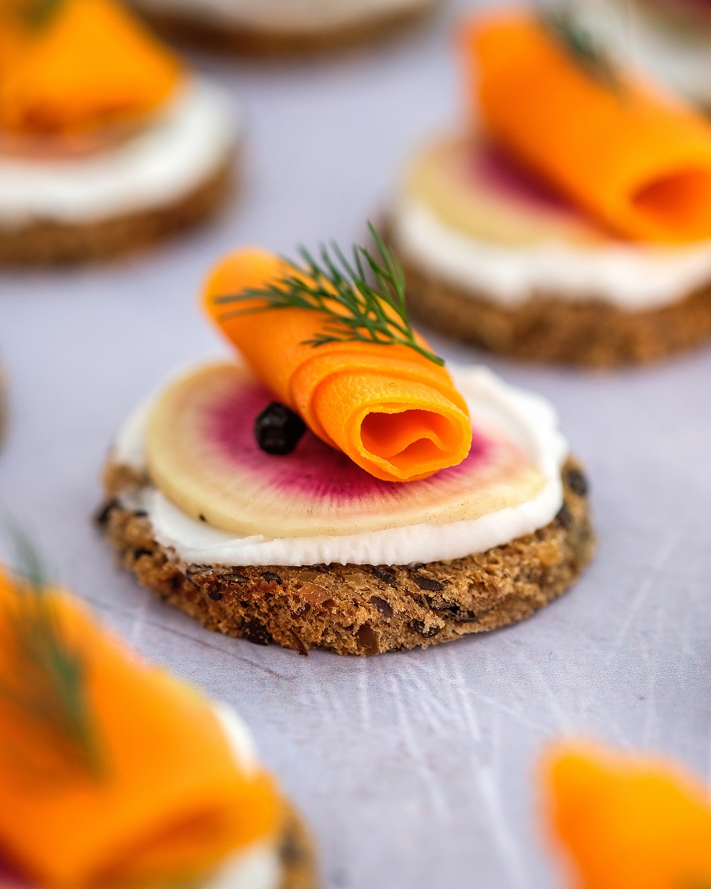 Vegan ‘Smoked Salmon’ Canapes