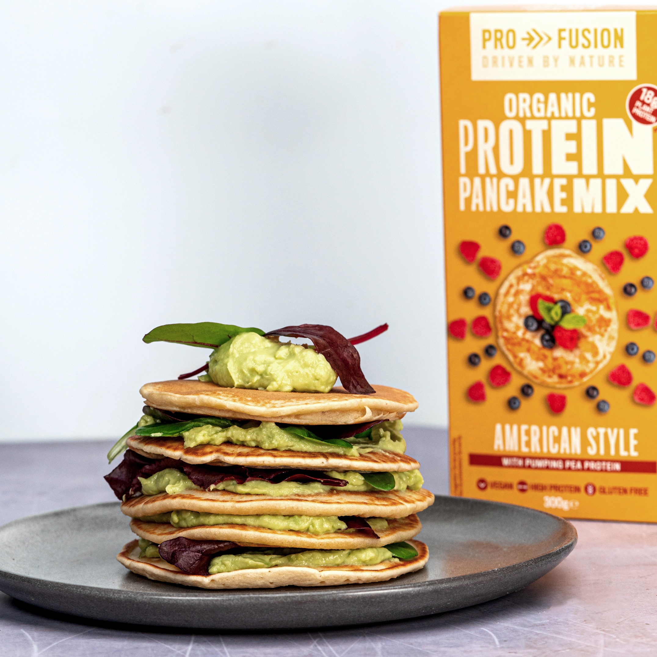 Profusion Organic Vegan High Protein Creamy Savoury Pancake Recipe