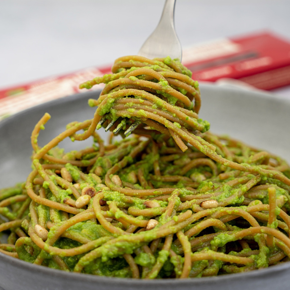 SUPER GREEN RED LENTIL SPAGHETTI