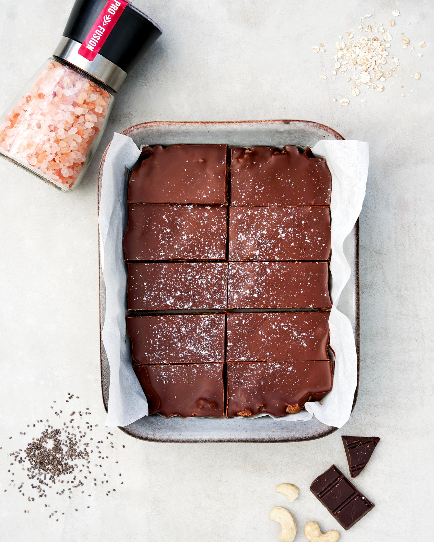 Cashew Butter Chocolate Protein Bars
