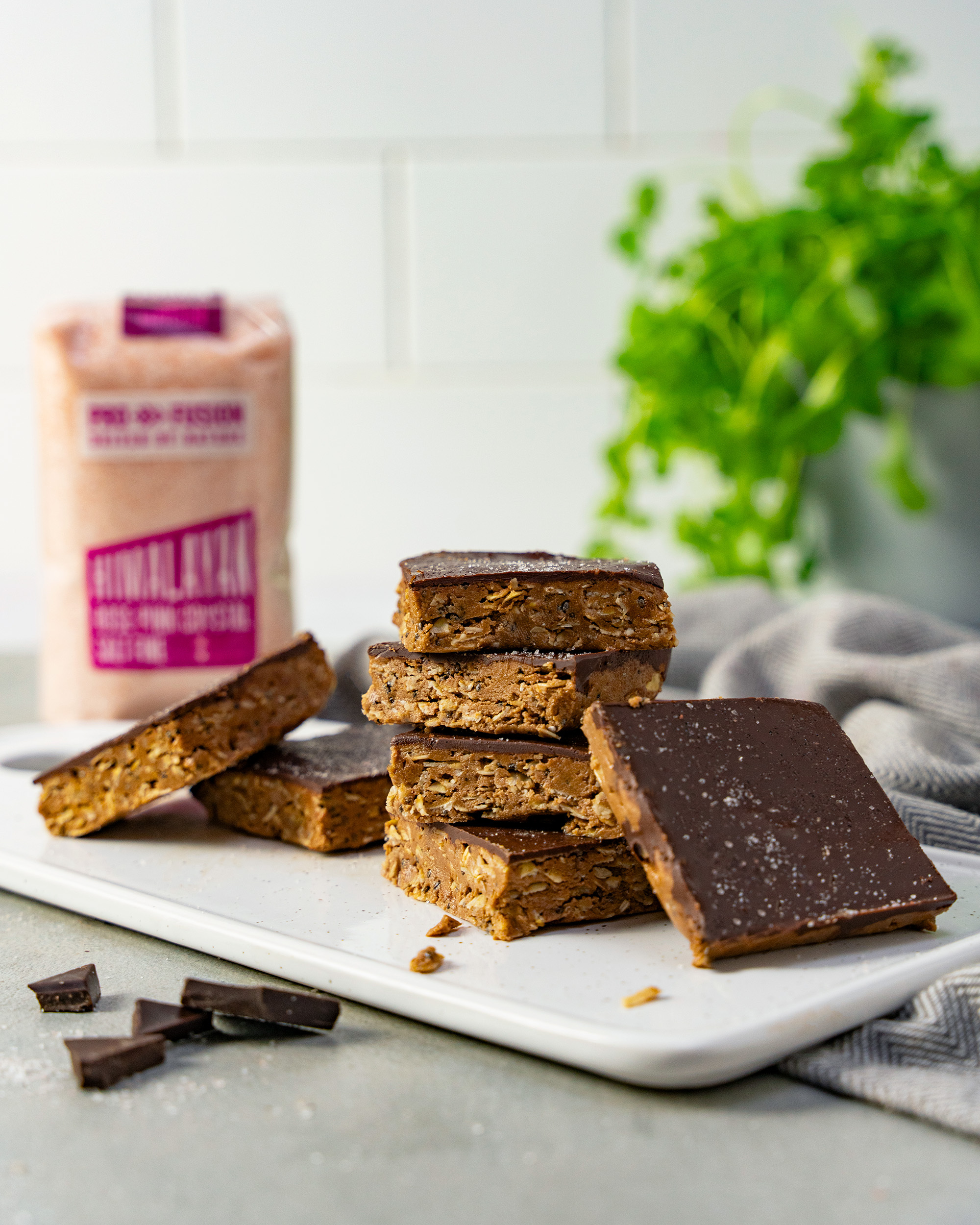 Cashew Butter Chocolate Protein Bars